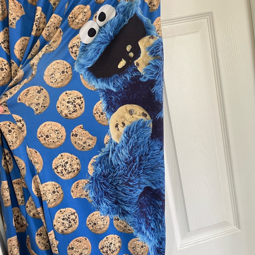 Sesame Street Blue Cookie Monster Lounge Pants XXL unisex - Picture 6 of 12
